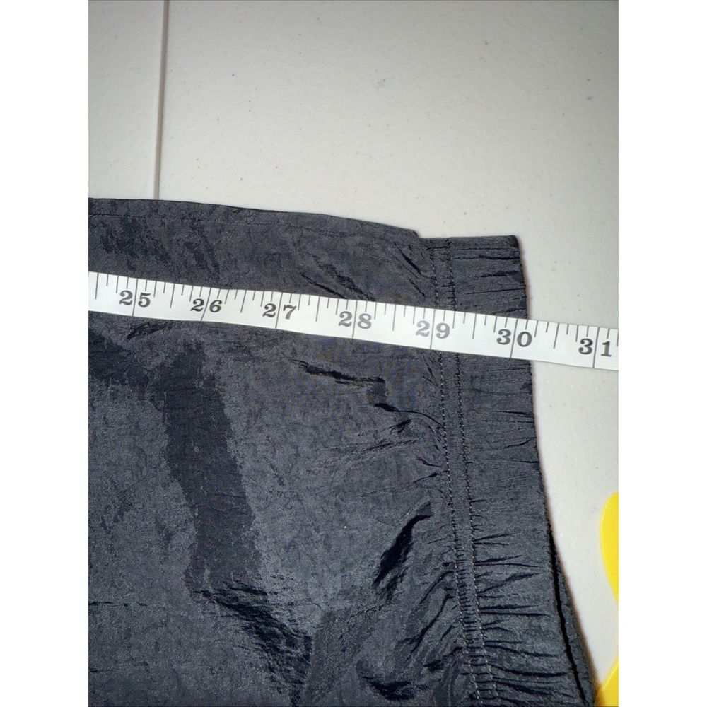 Reebok Train Woven Track Pants Mens Sz M Elastic Waist Ankle Green Black Bottoms - Picture 7 of 8